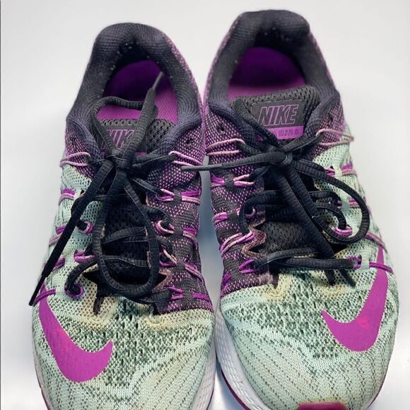 Nike - Air Zoom Elite 8 Mint Purple Black Running Shoes - Women 8 - Picture 7 of 10
